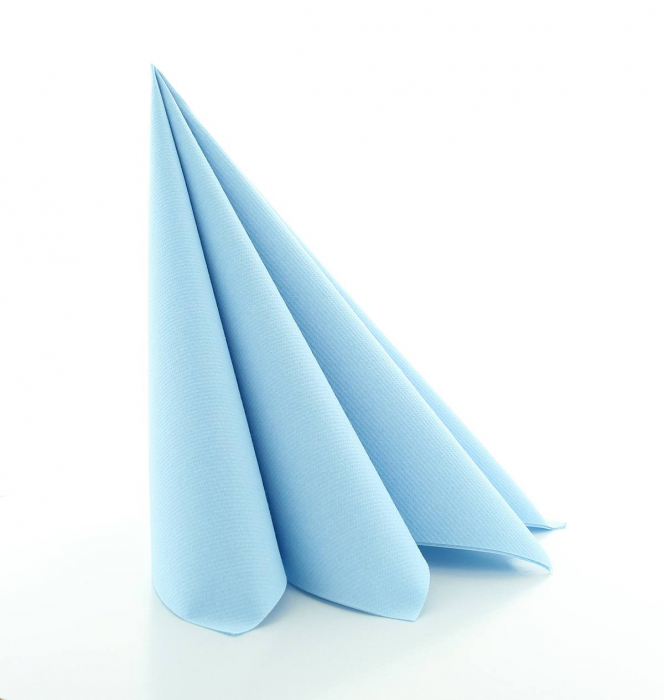 Servetele de masa festive Linclass - Light Blue (Baby blue) / 40 x 40 cm / 50 buc [3]