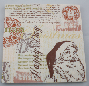 Servetele de masa festive Linclass pentru Craciun - Santa (Mos Craciun) / 40 x 40 cm / 50 buc [2]