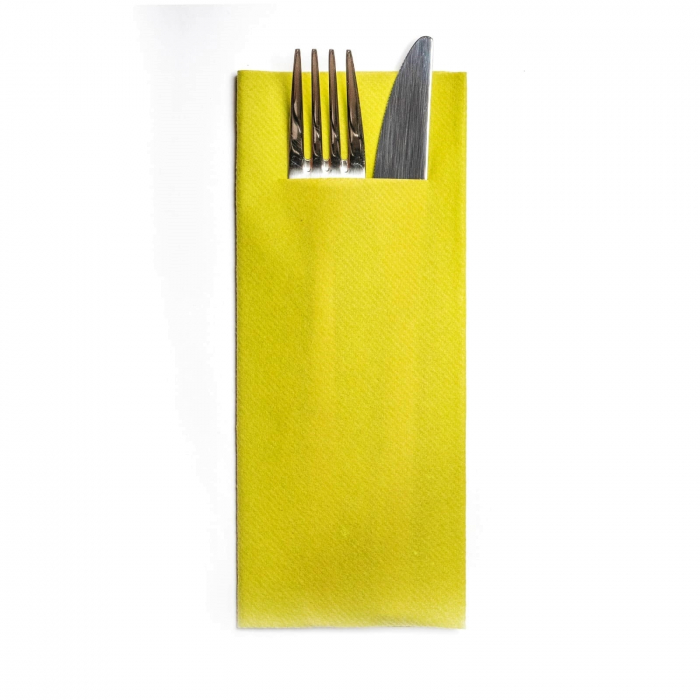 Servetele pentru tacamuri Linclass „Pub" - Verde Kiwi / 40 x 33 cm / 75 buc [2]