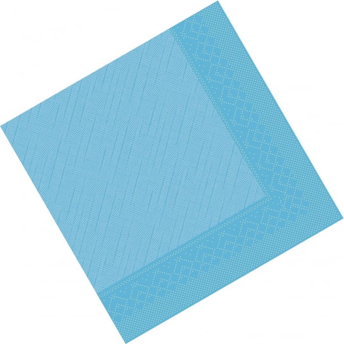 Servetele de masa festive Tissue Deluxe - Aquablau / 40 x 40 cm / 50 buc [3]