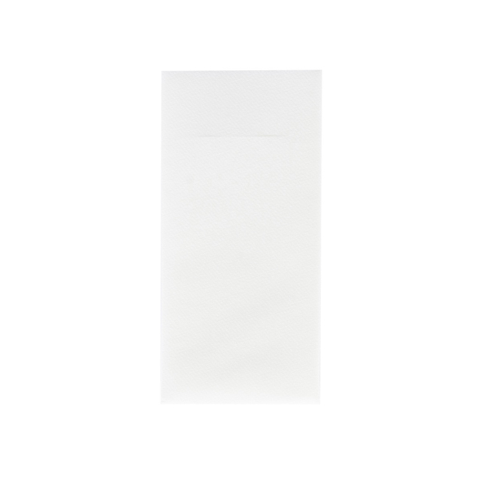 Servetele cu BUZUNAR pentru tacamuri Linclass - Airlaid - Albe / XL - 48 x 40 cm / 75 buc [2]