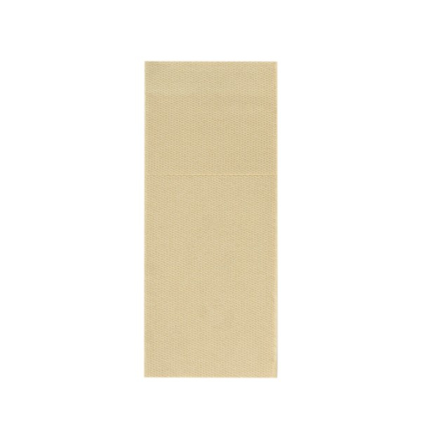 Servetele cu BUZUNAR pentru tacamuri - Softpoint (Crem inchis) / 33 x 40 cm / 50 buc [2]