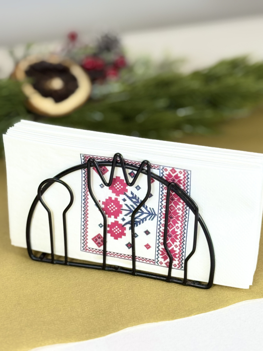 Servetele de masa 2 straturi, Tissue - Model traditional romanesc, 33 x 33 cm, pliate 1/8, 120 buc [2]