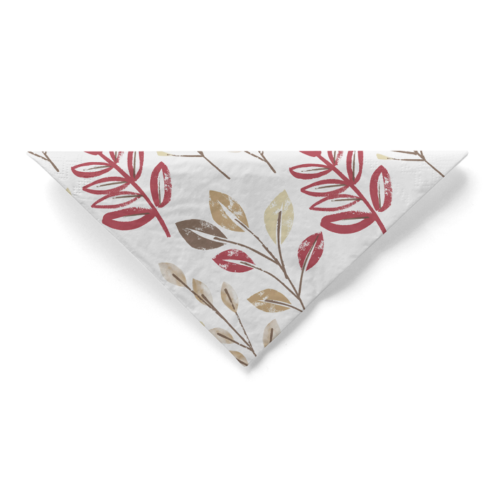 Servetele de masa 3 straturi, Tissue - Cedrik (frunze) / 40 x 40 cm / 100 buc [4]