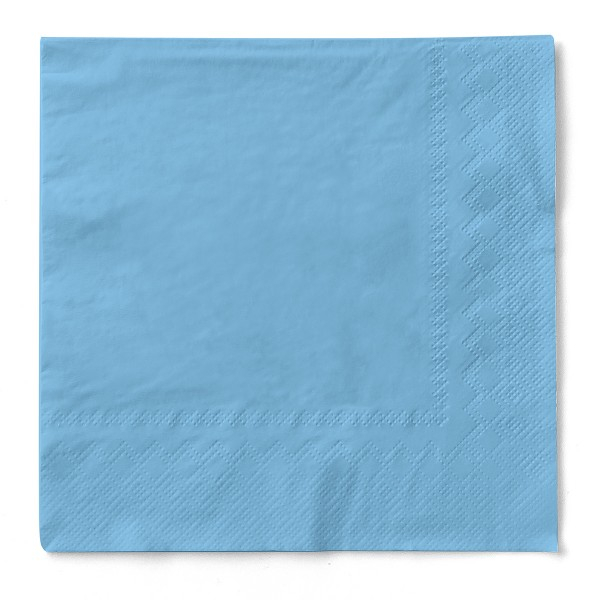Servetele de masa 3 straturi Tissue - Light Blue (Baby Blue), 33 x 33 cm, 100 buc [2]