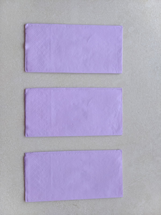 Servetele de masa 3 straturi, Tissue - LILA, 33 x 33 cm, pliate 1/8, 20 buc [2]