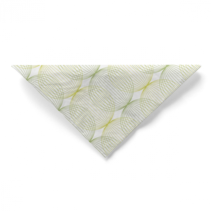 Servetele de masa 3 straturi, Tissue - Ludo (imprimeu verde lime - verde oliv) / 40 x 40 cm / 100 buc [4]