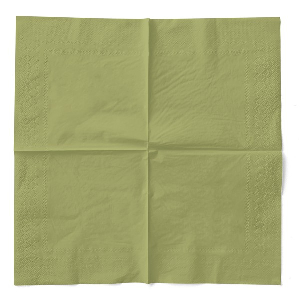 Servetele de masa 3 straturi, Tissue - Oliv (Maslinii) / 33 x 33 cm / 100 buc [3]