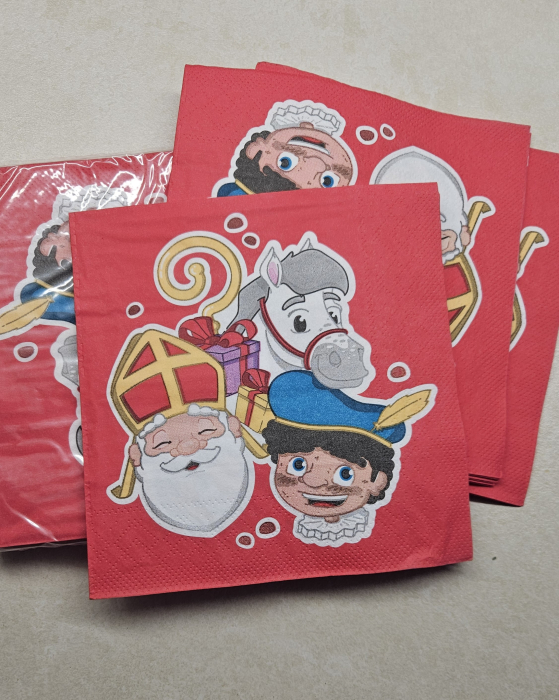 Servetele de masa 3 straturi Tissue - Saint Nicholas, 33 x 33 cm, 20 buc [2]