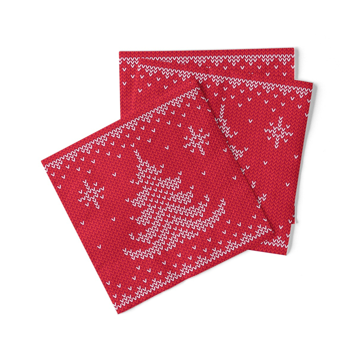 Servetele de masa, 3 straturi, Tissue - Ted / 33 x 33 cm / 100 buc [2]