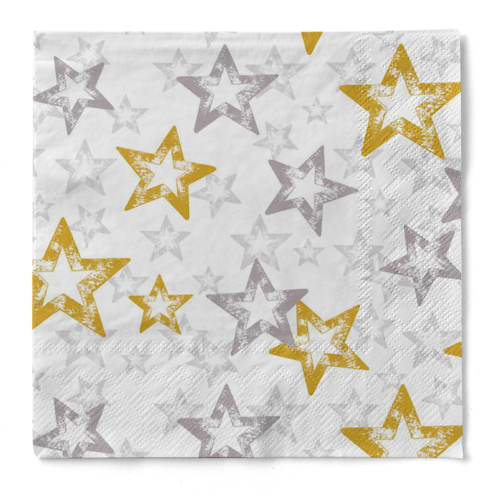 Servetele de masa de Craciun, 3 straturi, Tissue - Allison / 33 x 33 cm / 100 buc [2]