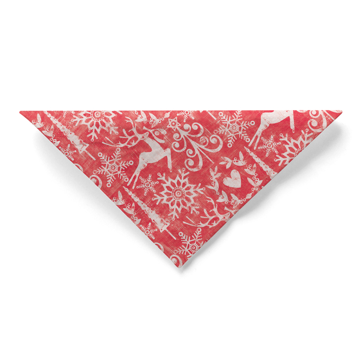 Servetele de masa de Craciun, 3 straturi, Tissue - Bob rot / red / 40 x 40 cm / 100 buc [4]