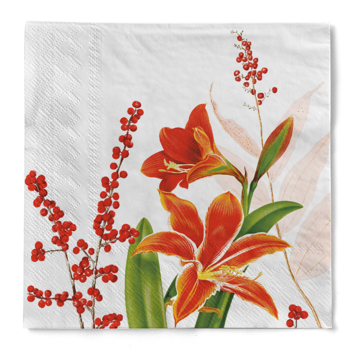 Servetele de masa de Craciun, 3 straturi, Tissue - Felina / 40 x 40 cm / 100 buc [4]