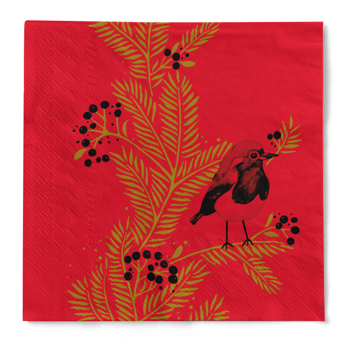 Servetele de masa de Craciun, 3 straturi, Tissue - Jesse / 33 x 33 cm / 100 buc [4]