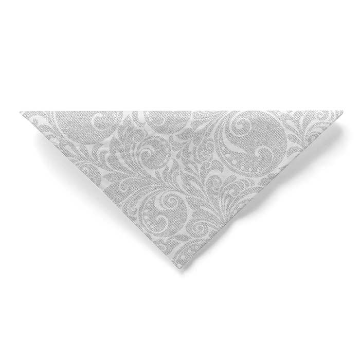 Servetele de masa de Craciun, 3 straturi, Tissue - Jordan weiss-silber / white-silver / 33 x 33 cm / 100 buc [4]