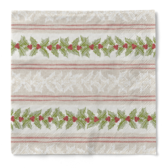 Servetele de masa de Craciun, 3 straturi, Tissue - Magda / 33 x 33 cm / 100 buc [2]