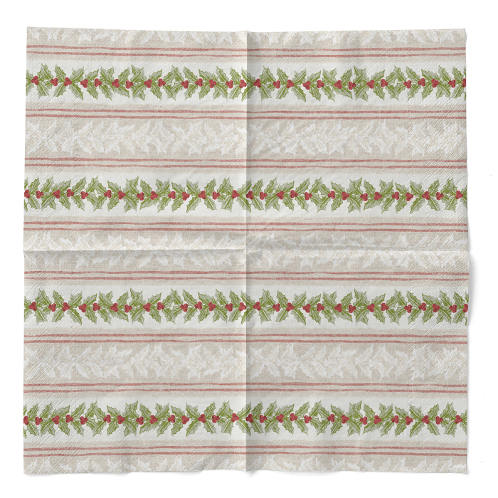 Servetele de masa de Craciun, 3 straturi, Tissue - Magda / 33 x 33 cm / 100 buc [3]