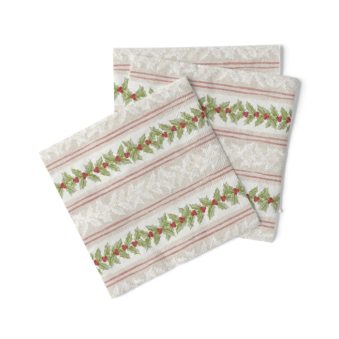 Servetele de masa de Craciun, 3 straturi, Tissue - Magda / 40 x 40 cm / 100 buc [1]