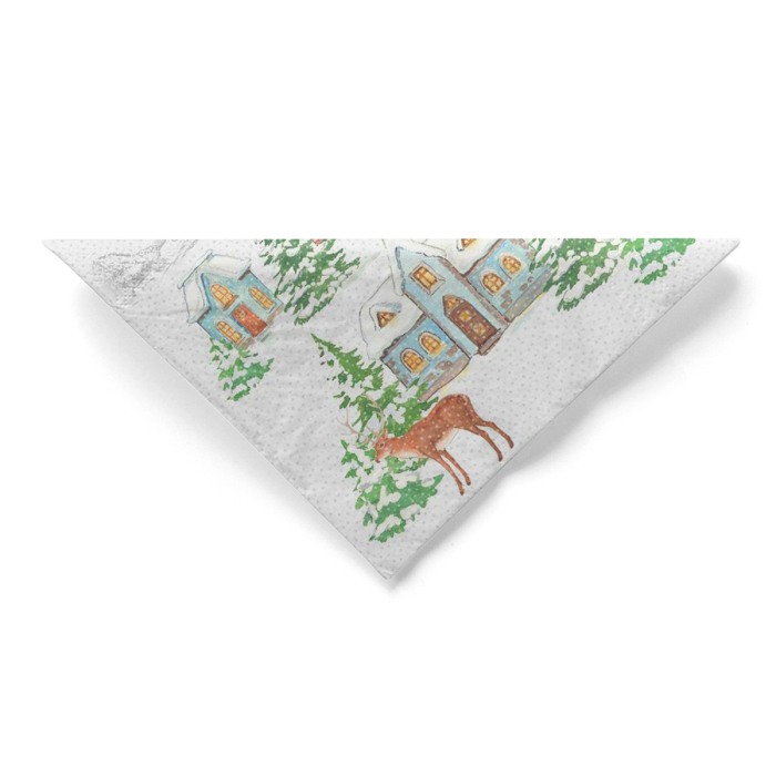 Servetele de masa de Craciun, 3 straturi, Tissue - Sandy / 33 x 33 cm / 100 buc [4]