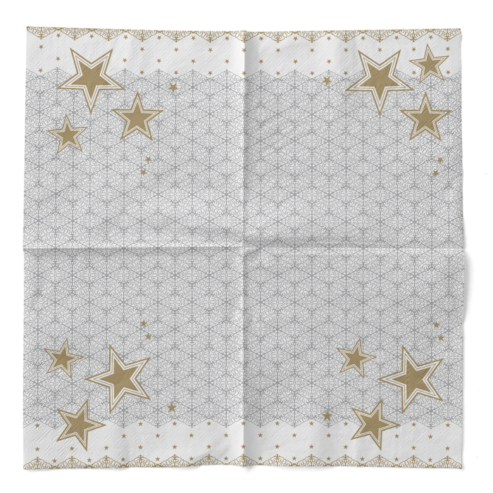 Servetele de masa de Craciun, 3 straturi, Tissue - Vivien / 33 x 33 cm / 100 buc [3]
