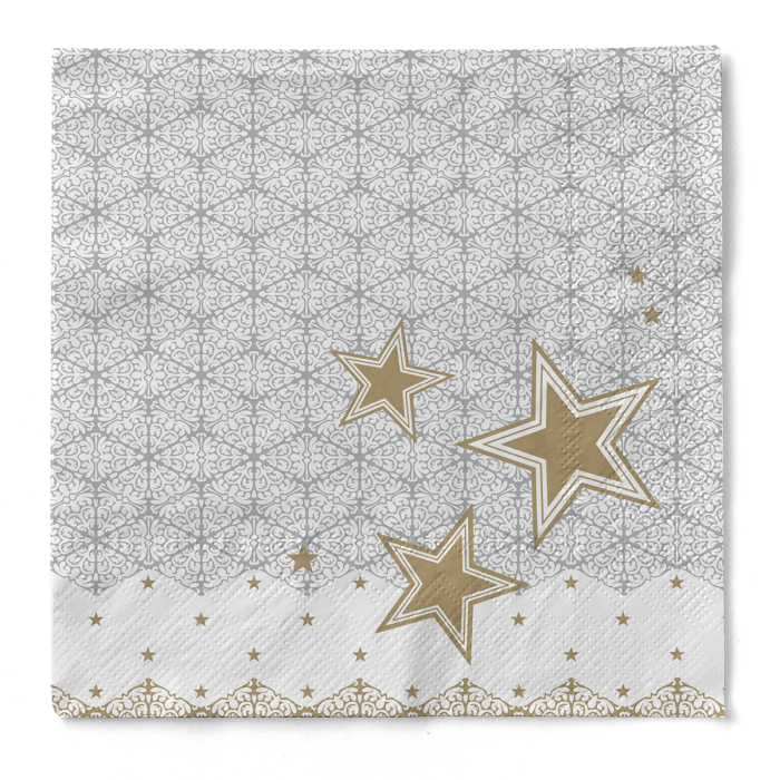 Servetele de masa de Craciun, 3 straturi, Tissue - Vivien / 33 x 33 cm / 100 buc [2]