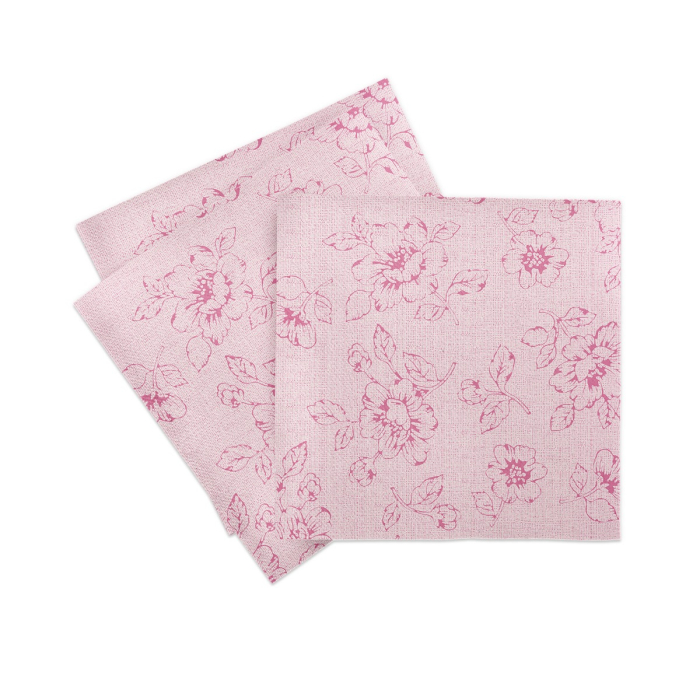 Servetele de masa festive gama Spanlin Bio (100% biodegradabile) - Rita (roz pal) / 40 x 40 cm / 30 buc [4]