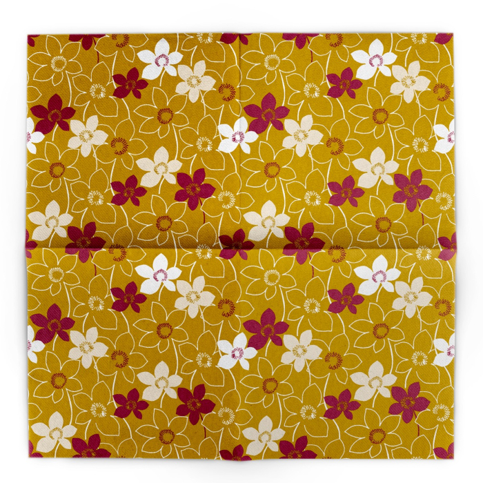 Servetele de masa festive Linclass - Cora (auriu) / 40 x 40 cm / 50 buc [9]