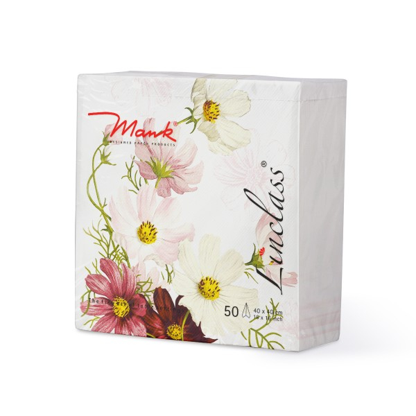 Servetele de masa festive Linclass - Cosmea (flori) / 40 x 40 cm / 50 buc [3]