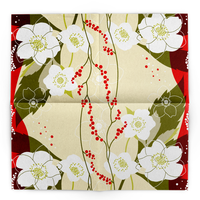Servetele de masa festive Linclass pentru Revelion/Anul Nou Linclass - Diana / 40 x 40 cm / 50 buc [5]