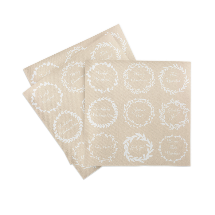 Servetele de masa festive Linclass pentru Revelion/Anul Nou Linclass - Duncan / 40 x 40 cm / 50 buc [1]
