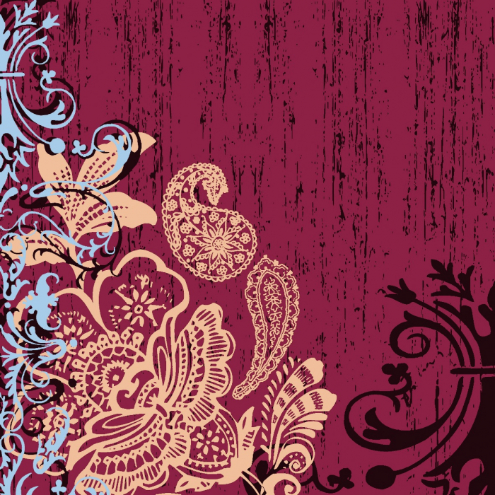 Servetele de masa festive Linclass - Ellen (bordo) / 40 x 40 cm / 12 buc [7]