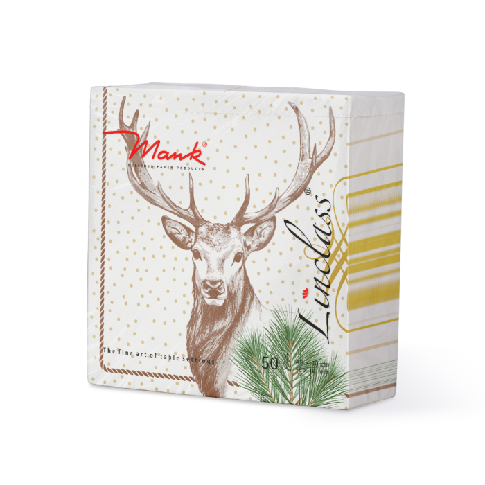 Servetele de masa festive Linclass pentru Revelion/Anul Nou Linclass - Gustav / 40 x 40 cm / 50 buc [4]
