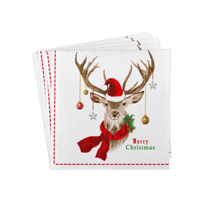 Servetele de masa festive Linclass pentru Revelion/Anul Nou Linclass - Janosch / 40 x 40 cm / 50 buc [7]