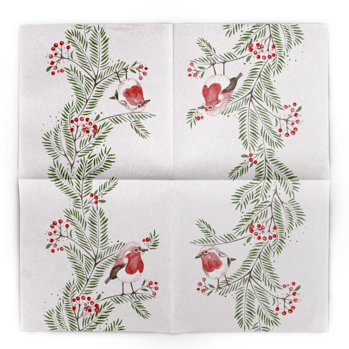 Servetele de masa festive Linclass pentru Revelion/Anul Nou Linclass - Jesse / 40 x 40 cm / 50 buc [5]