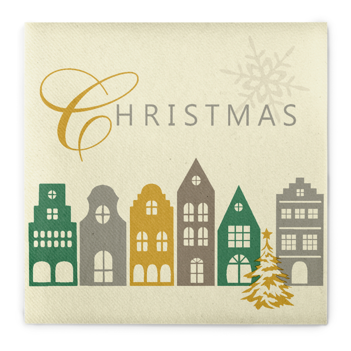 Servetele de masa festive Linclass pentru Revelion/Anul Nou Linclass - Julika / 40 x 40 cm / 50 buc [6]