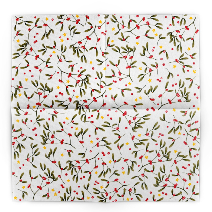 Servetele de masa festive Linclass - Leni (Crengute de vasc) / 40 x 40 cm / 50 buc [5]