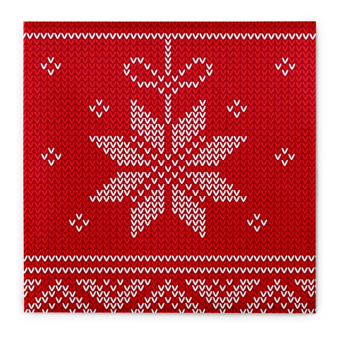 Servetele de masa festive Linclass pentru Revelion/Anul Nou Linclass - Mick rot-bordeaux / red-bordeaux / 40 x 40 cm / 50 buc [2]