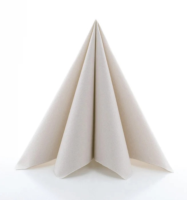 Servetele de masa festive Linclass - Pebble Stone (Bej pal) / 40 x 40 cm / 25 buc [1]