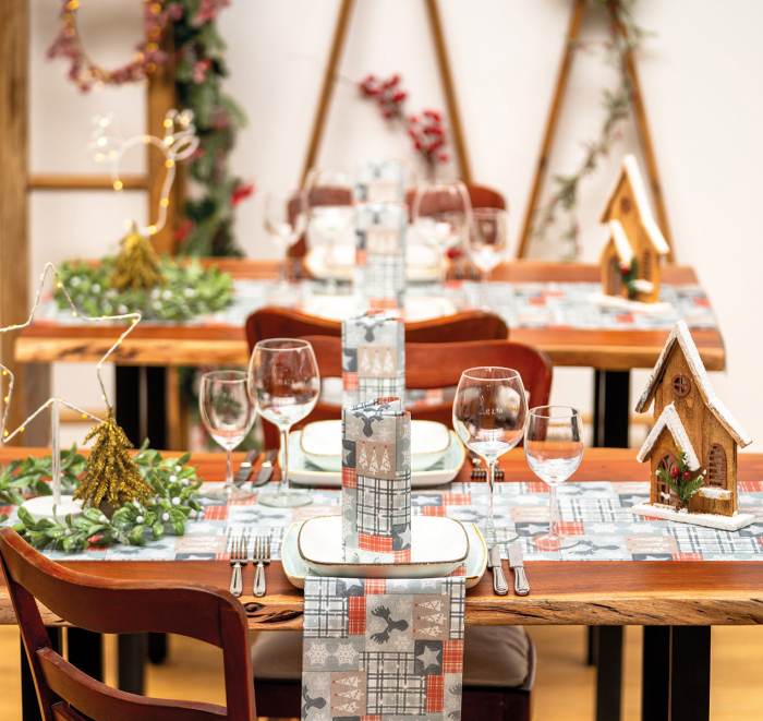 Servetele de masa festive Linclass pentru Revelion/Anul Nou Linclass - Pedro / 40 x 40 cm / 50 buc [2]