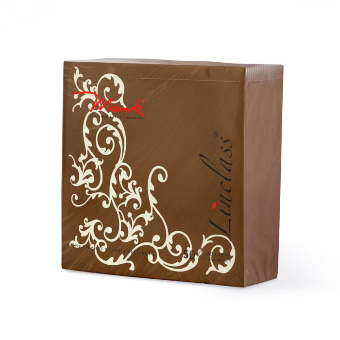 Servetele de masa festive Linclass - Pomp (crem-mocca) / 40 x 40 cm / 50 buc [13]
