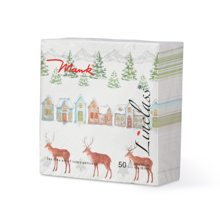 Servetele de masa festive Linclass pentru Revelion/Anul Nou Linclass - Sandy / 40 x 40 cm / 50 buc [5]