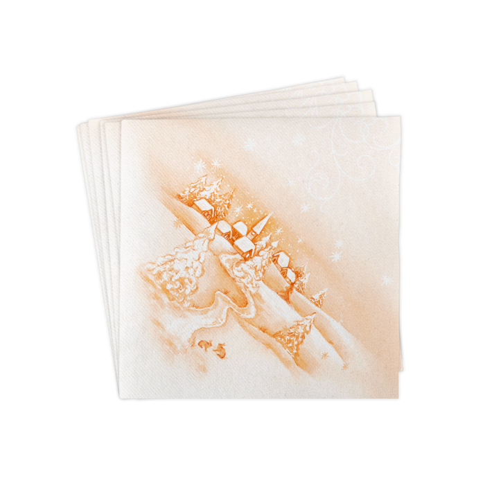 Servetele de masa festive Linclass pentru Revelion/Anul Nou Linclass - Silence / 40 x 40 cm / 50 buc [7]