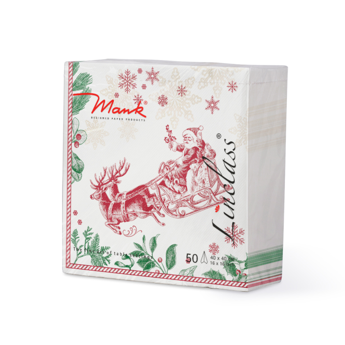Servetele de masa festive Linclass pentru Revelion/Anul Nou Linclass - Tiemen / 40 x 40 cm / 50 buc [4]