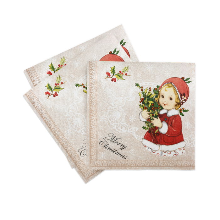 Servetele de masa festive Linclass pentru Revelion/Anul Nou Linclass - Wiebke / 40 x 40 cm / 50 buc [7]