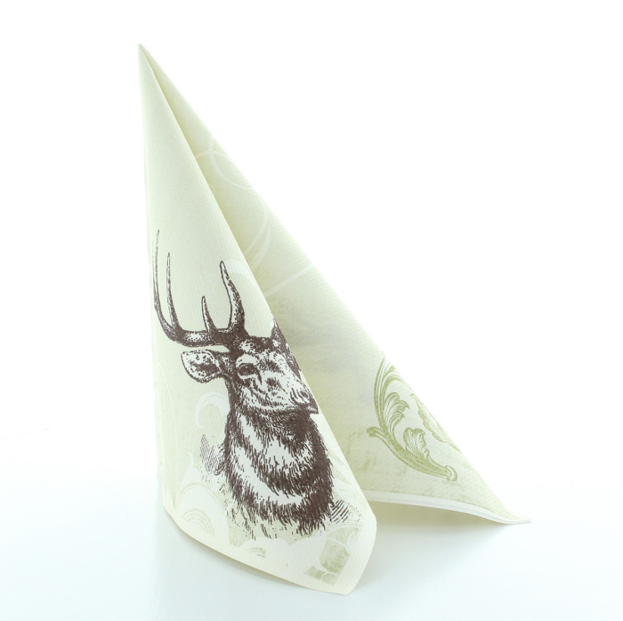 Servetele de masa festive Linclass - Wild (model rustic) / 40 x 40 cm / 50 buc [5]