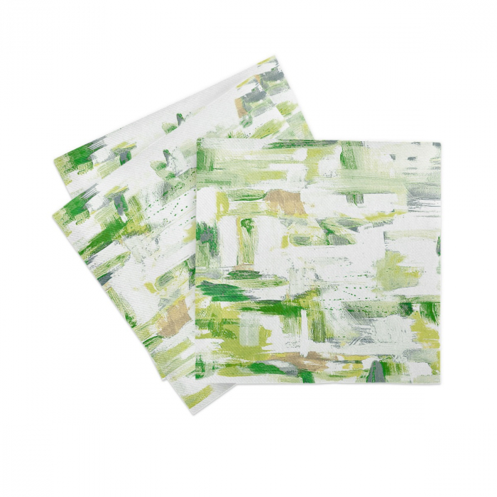 Servetele festive Linclass - Pablo (verde) / 40 x 40 cm / 50 buc [3]