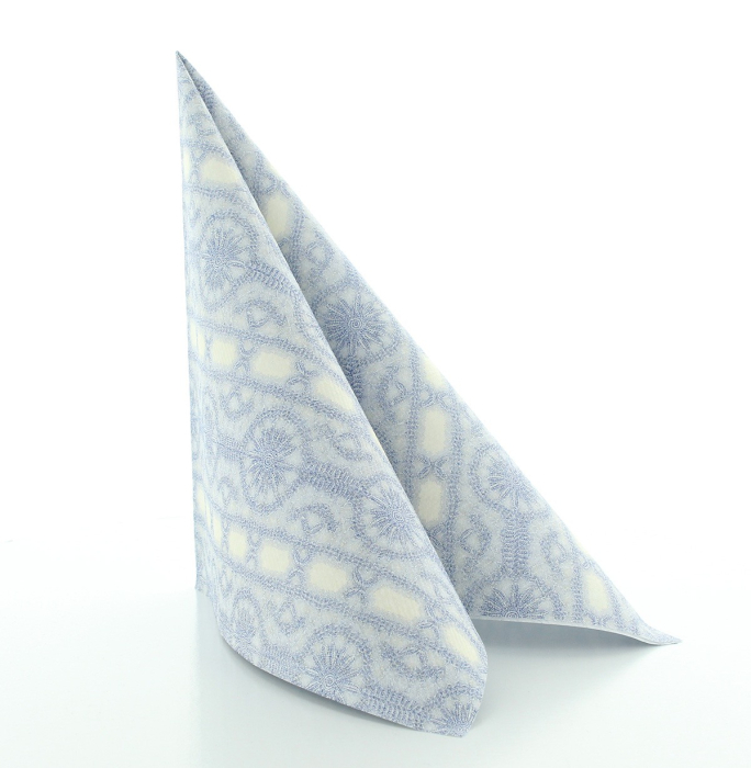 Servetele Linclass Stefanie Champagne-Blau 40x40 cm, pliate 1/4, 50 buc [4]