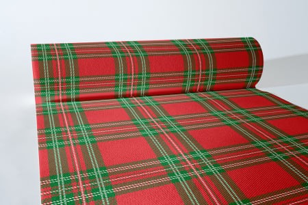 Set accesorii decorative masa festiva de Craciun/Revelion - servetele festive si traversa de masa Linclass Charles Red [3]