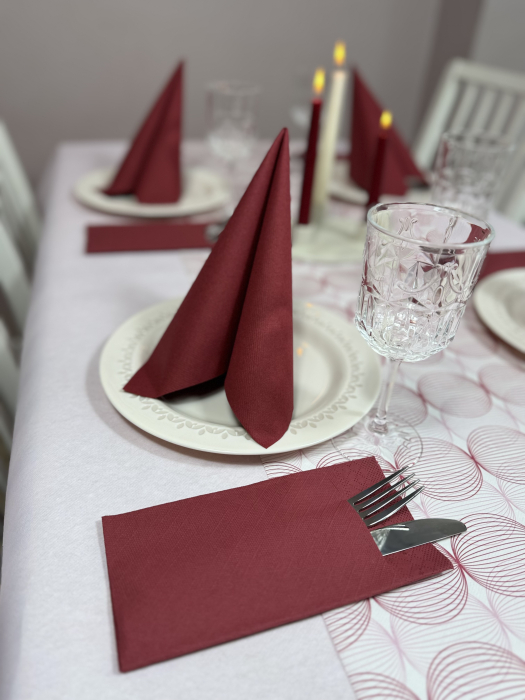 Set accesorii decorative masa festiva - servetele festive si traversa de masa Linclass Ludo Bordo [4]