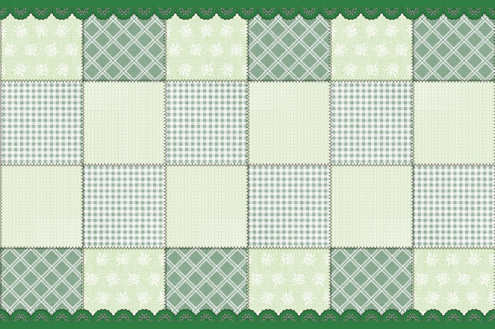 Traversa masa Linclass Toamna - Abigail (imprimeu carouri și flori) / 40 cm x 24 m / 1 rola [1]